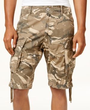 G-star Raw Men's Camo-print Cargo Shorts