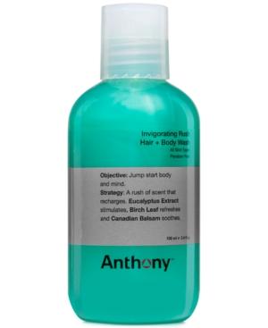 Anthony Invigorating Rush Hair & Body Wash, 3 Oz