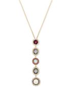 Swarovski Gold-tone Crystal & Imitation Pearl Pendant Necklace, 14-7/8 + 2 Extender