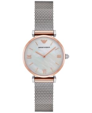 Emporio Armani Women's Gianni Stainless Steel Mesh Bracelet Watch 32mm Ar2067