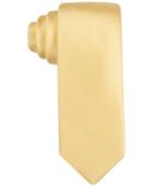 Alfani Men's Yellow Slim Tie, Only At Macy's