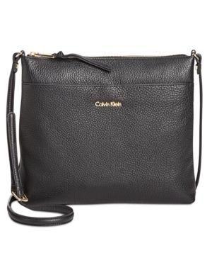 Calvin Klein Pebble Leather Lily Crossbody