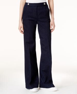 Rachel Rachel Roy Pinstriped Wide-leg Pants