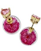 Betsey Johnson Xox Trolls Front-and-back Earrings, Only At Macy's