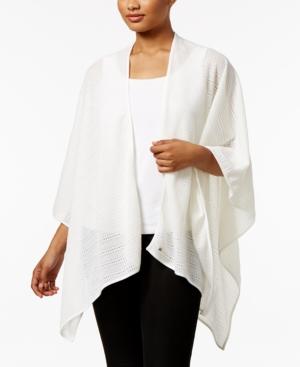 Calvin Klein Pointelle Knit Cape