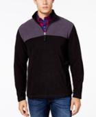 Club Room Men's Quarter-zip Fleece Pullover, Created For Macy's