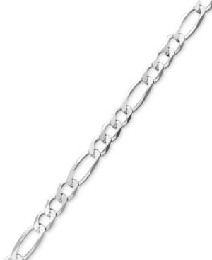 "giani Bernini Sterling Silver Anklet, 10"" Figaro Link Chain"