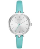 Kate Spade New York Women's Holland Island Turquoise Leather Strap Watch 34mm Ksw1118