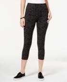 Style & Co. Petite Tummy-control Cropped Active Leggings, Only At Macy's