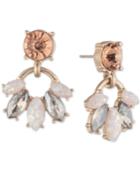 Lonna & Lilly Gold-tone Crystal & Stone Drop Earrings
