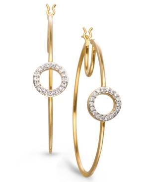 Yellora Diamond Earrings, Yellora Diamond Small Circle Hoop Earrings (1/4 Ct. T.w.)
