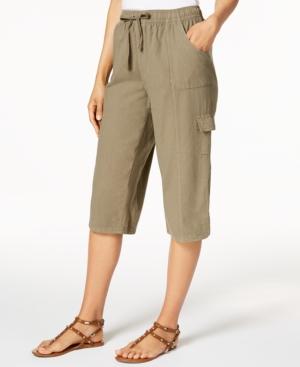Karen Scott Edna Cotton Capri Pants, Only At Macy's