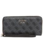 Guess Vikky Signature Large Zip Around Wallet