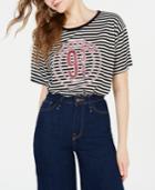 Modern Lux Juniors' Platform 9-3/4 Striped T-shirt
