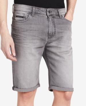 Calvin Klein Jeans Men's Smoked Grey Slim Denim Shorts