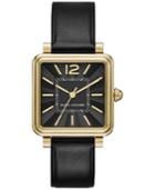 Marc Jacobs Women's Vic Black Leather Strap Watch 30mm Mj1522