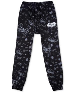 Men's Star Wars X-wing & Tie Fighter Graphic-print Fleece Jogging Pants From Jem