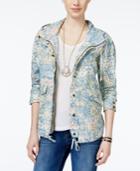 Lucky Brand Mosaic Tile Hooded Jacket