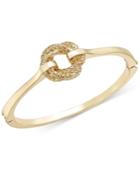 Charter Club Gold-tone Mesh Knot Hinge Bracelet, Only At Macy's