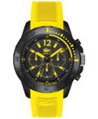 Lacoste Men's Chronograph Fidji Yellow Silicone Strap Watch 46mm 2010739