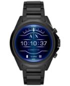 Ax Armani Exchange Men's Connected Black Stainless Steel Bracelet Touchscreen Smart Watch 48mm