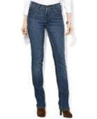 Lauren Jeans Co. Petite Super-stretch Straight-leg Jeans