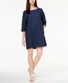 Eileen Fisher Organic Cotton Textured Shift Dress