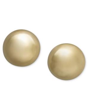 Giani Bernini Sterling Silver Or 24k Gold Over Sterling Silver Earrings, Ball Stud