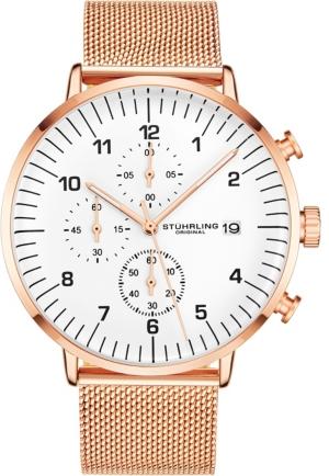 Stuhrling Original Men's Mesh Bracelet, Chrono Watch
