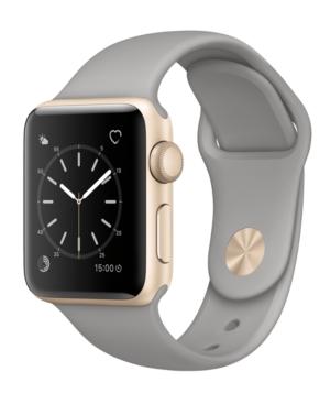 Apple Watch Series 2 38mm Gold Aluminum Case With Concrete Sport Band