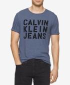 Calvin Klein Jeans Flocked-logo T-shirt