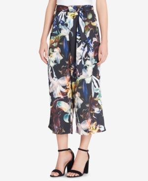 Catherine Catherine Malandrino Carver Printed Wide-leg Ankle Pants