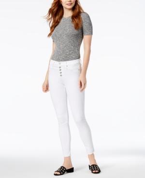 Hudson Jeans Barbara Button-fly Skinny Jeans