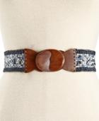 Inc International Concepts Multi Beaded Stretch Belt, Only At Macy's