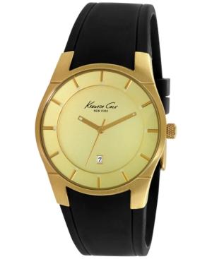 Kenneth Cole New York Men's Black Silicone Strap Watch 42mm 10027722