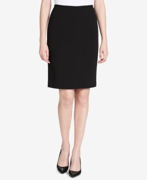 Calvin Klein Crepe Pencil Skirt, Regular & Petite