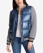 Levi's Quilted Satin Baseball Jacket