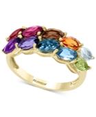 Effy Multi-gemstone Marquise Statement Ring (2-3/4 Ct T.w.) In 14k Gold