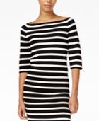 Rachel Rachel Roy Striped Off-the-shoulder Top, Created For Macy's