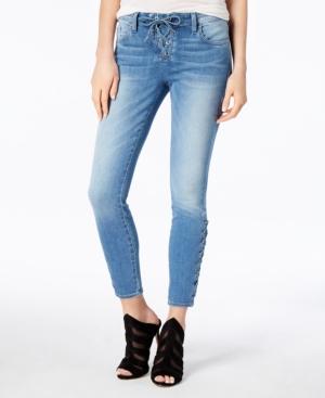 Guess Lace-up Ankle Skinny Jeans