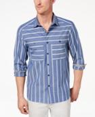 Kenneth Cole Reaction Men's Wide Striped Shirt