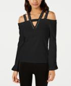 Xoxo Juniors' Strappy Embellished Top