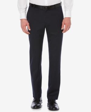 Perry Ellis Men's Classic-fit Textured Flat-front Pants