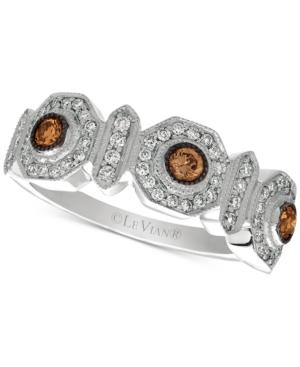 Le Vian Deco Estate Diamond Ring (3/8 Ct. T.w.) In 14k White Gold