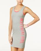 Material Girl Active Juniors' Layered Graphic Dress, Only At Macy's
