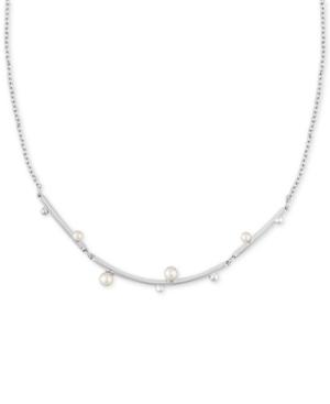 Majorica Sterling Silver Imitation Pearl Necklace