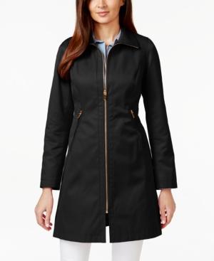 Via Spiga Petite A-line Rain Coat