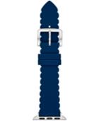 Kate Spade New York Blue Silicone Scallop Apple Watch Strap