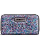 Betsey Johnson Boxed Sequin Zip Around Wallet, Only At Macy's