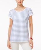 Tommy Hilfiger Renata Diamond-print T-shirt